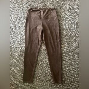 NWOT Ruby Ribbon camel brown faux suede leggings size Medium